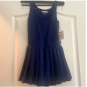 Forever 21 Navy Pleated Skort